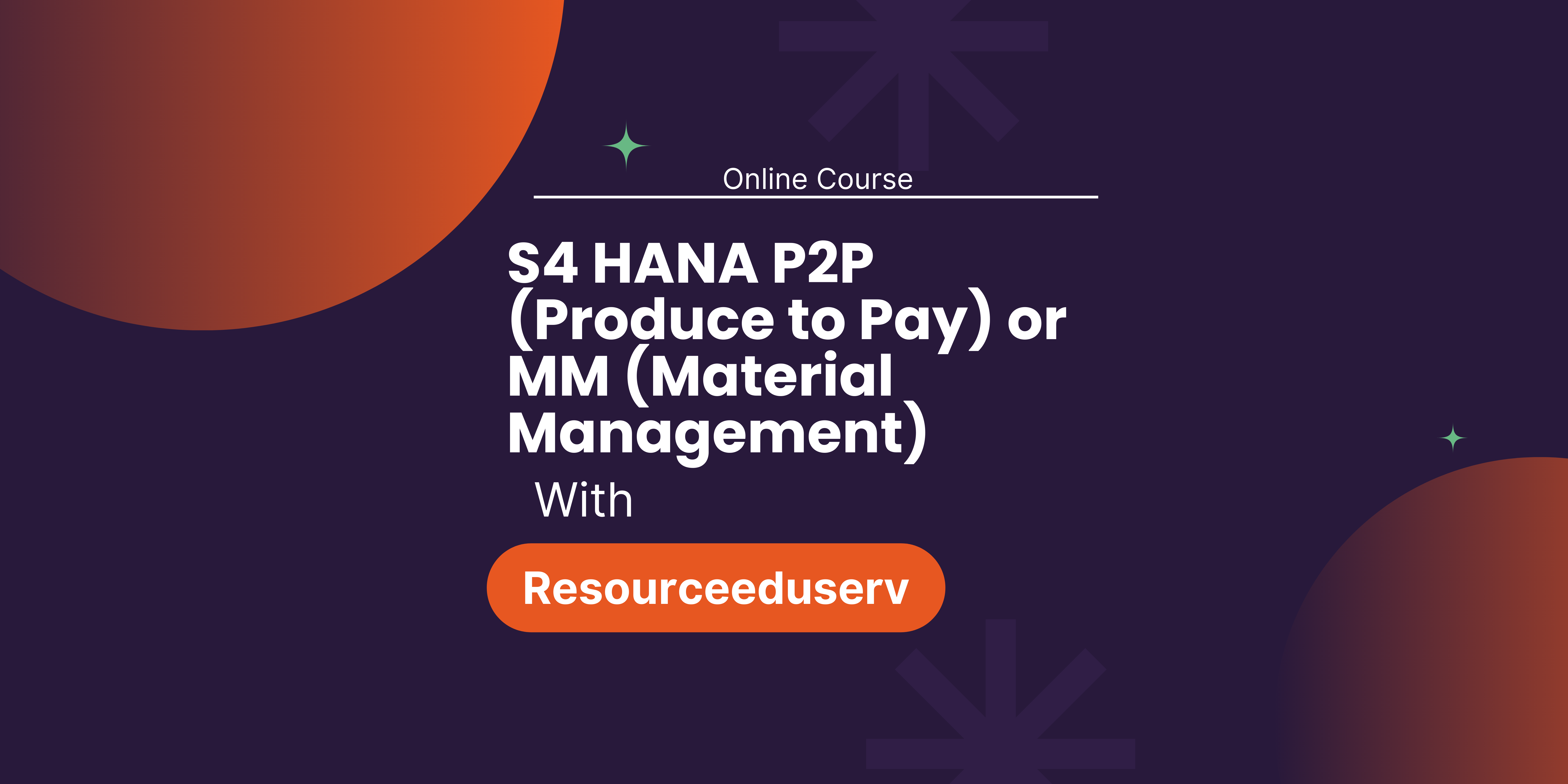 S4 HANA P2P (Produce to Pay) or MM (Material Management)